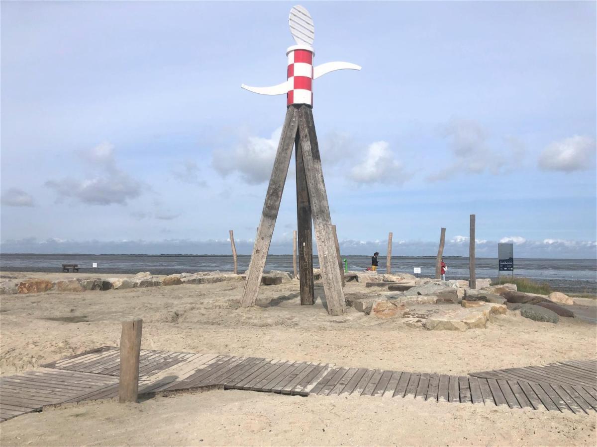 Huus Wattenmeer In Nessmersiel An Der Nordsee Dornum Luaran gambar